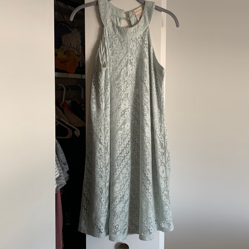Seafoam Green Mini Dress